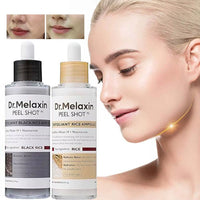Dr.Melaxin Peel Shot White/Black Rice Exfoliating Essence Oil Control Long-Lasting Moisturizi Gentle Hydrating Skin Care