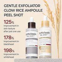 Dr.Melaxin Peel Shot White/Black Rice Exfoliating Essence Oil Control Long-Lasting Moisturizi Gentle Hydrating Skin Care