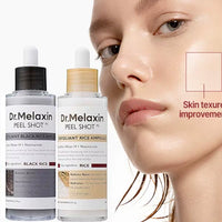 Dr.Melaxin Peel Shot White/Black Rice Exfoliating Essence Oil Control Long-Lasting Moisturizi Gentle Hydrating Skin Care